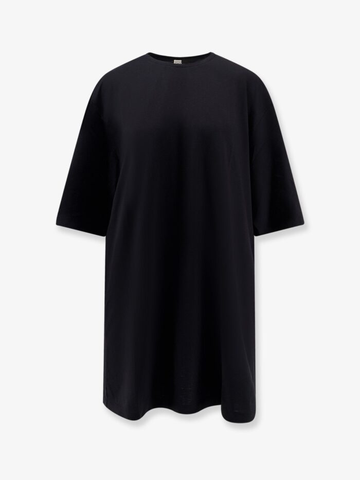 Toteme Relaxed Tee Lyocell And Cotton Short Dress