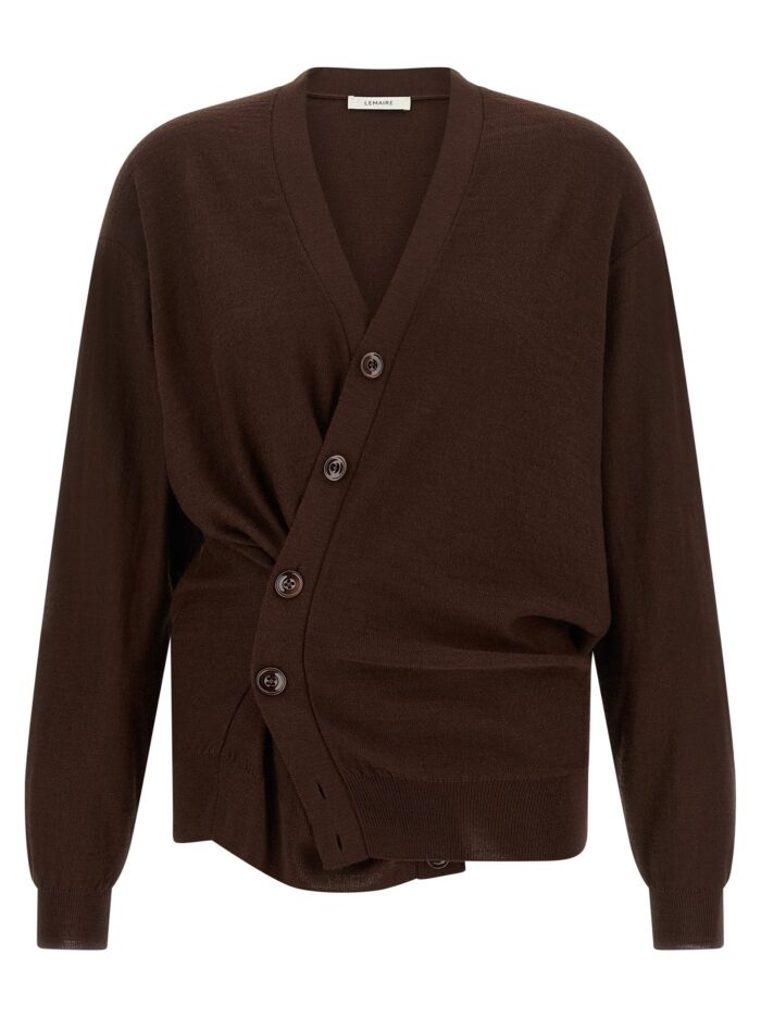 lemaire 'relaxed twisted' cardigan LEMAIRE 'Relaxed Twisted' Cardigan