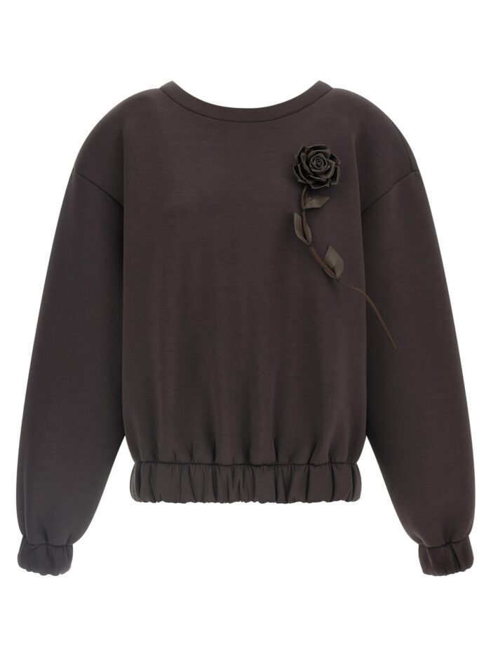 GIUSEPPE DI MORABITO Removable Flower Application Sweatshirt