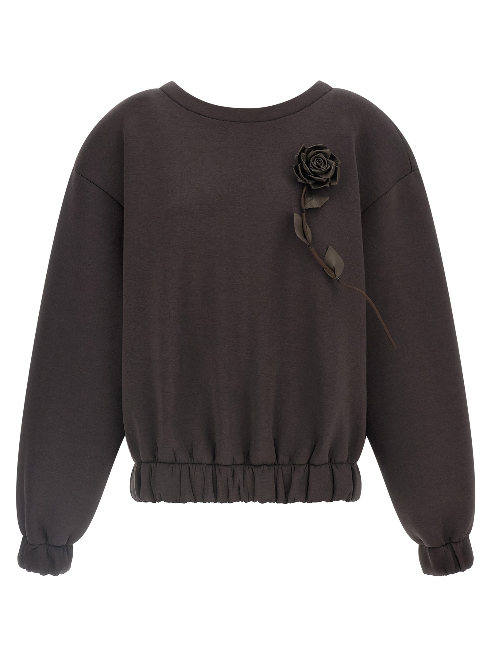 GIUSEPPE DI MORABITO Removable Flower Application Sweatshirt