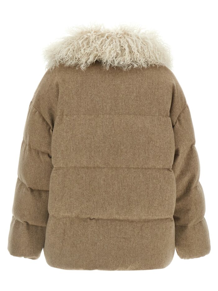ARMY YVES SALOMON Removable Insert Down Jacket