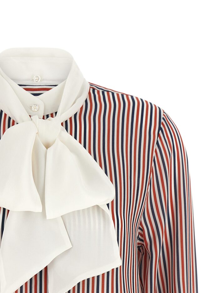 THOM BROWNE Removable Lavallière Collar Shirt