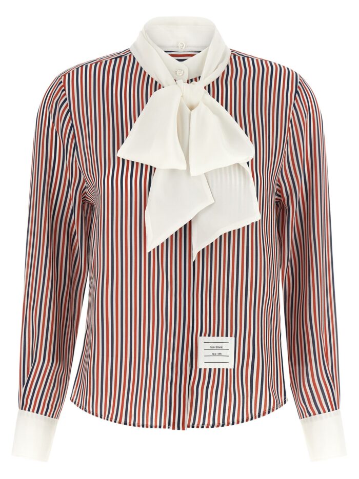 thom browne removable lavallière collar shirt THOM BROWNE Removable Lavallière Collar Shirt