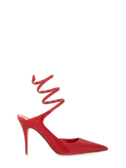RENE CAOVILLA "CLEO" PUMPS WITH CRYSTALS