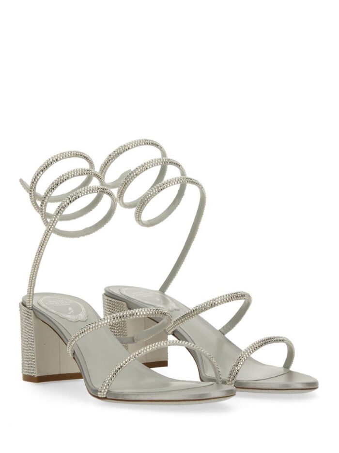 RENE CAOVILLA "CLEO" SANDAL WITH CRYSTALS