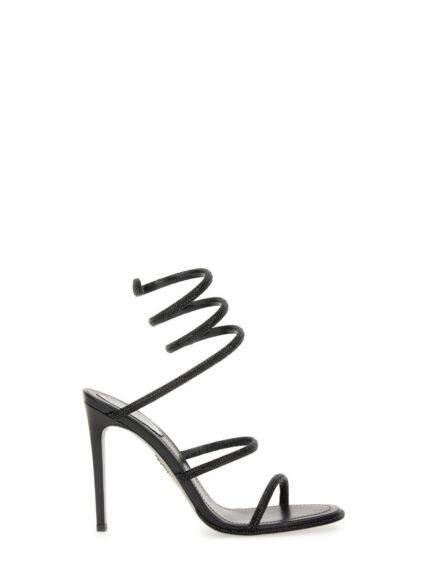 RENE CAOVILLA "CLEO" SANDAL WITH CRYSTALS