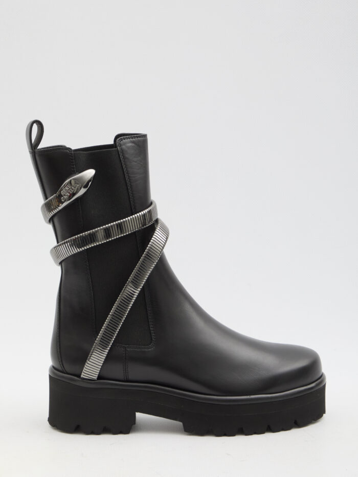 Rene Caovilla Juniper 45 biker boots