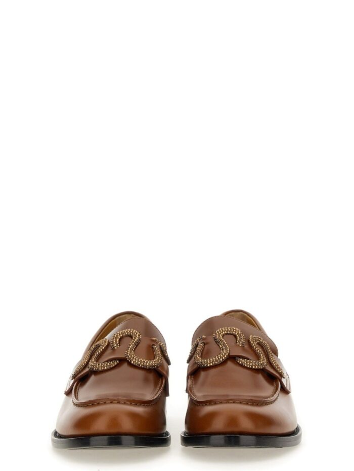 RENE CAOVILLA LEATHER LOAFER