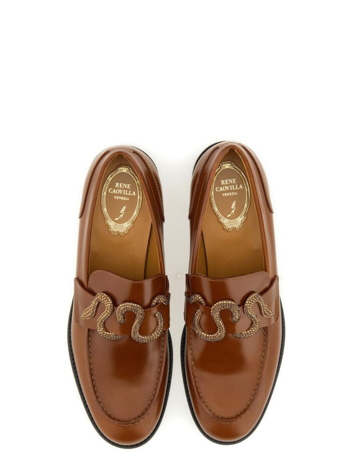 RENE CAOVILLA LEATHER LOAFER