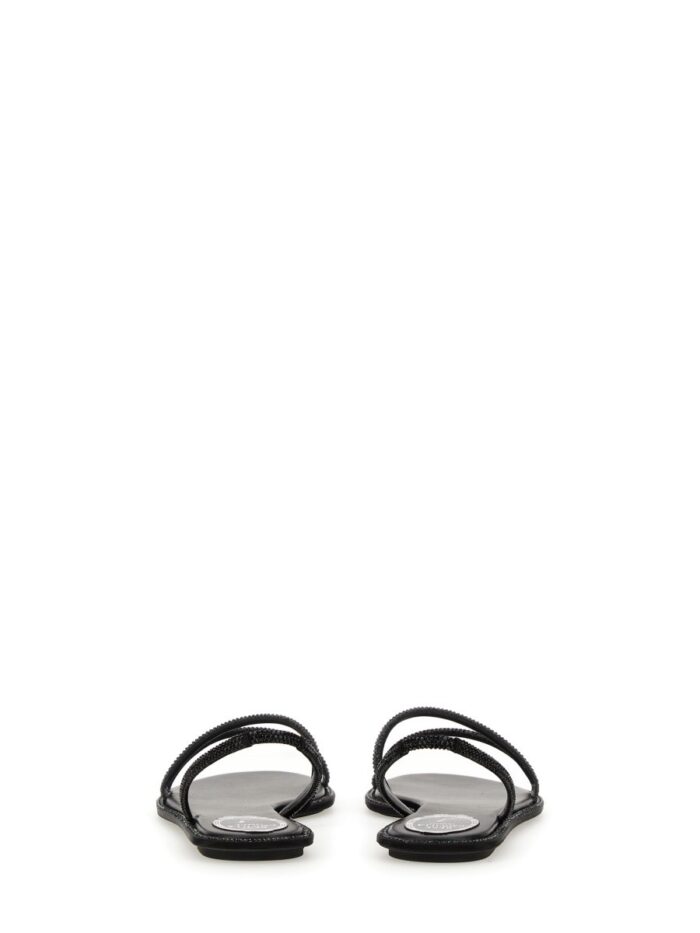 RENE CAOVILLA SANDAL WITH RHINESTONES