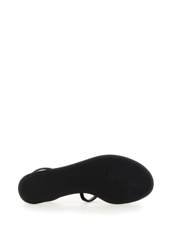 RENE CAOVILLA SANDAL WITH RHINESTONES