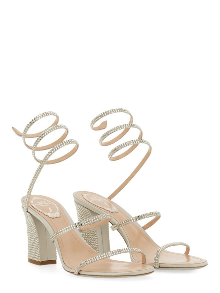 RENE CAOVILLA SANDAL WITH RHINESTONES