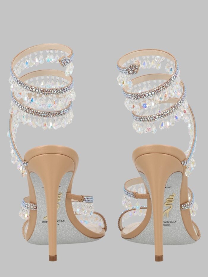 RENE CAOVILLA SANDALO "CHANDELIER" CON TACCO