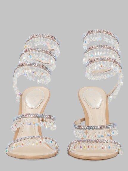 RENE CAOVILLA SANDALO "CHANDELIER" CON TACCO