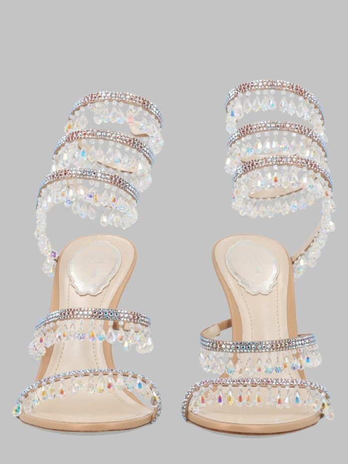 rene caovilla sandalo "chandelier" con tacco RENE CAOVILLA SANDALO "CHANDELIER" CON TACCO
