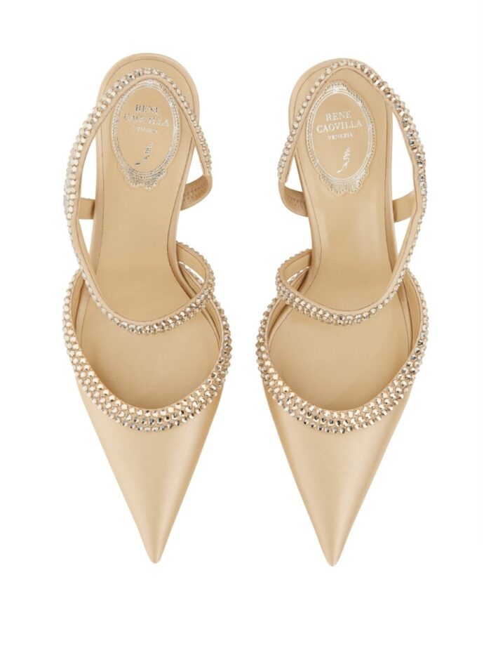 RENE CAOVILLA SATIN SANDAL