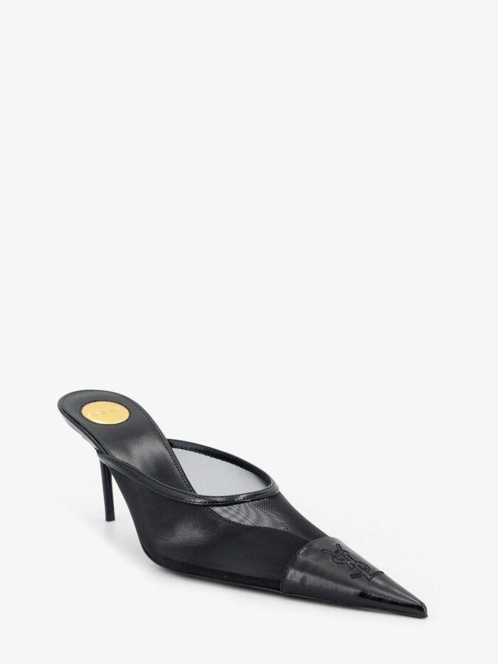 Saint Laurent Renée Mesh Pump With Cassandre Toe