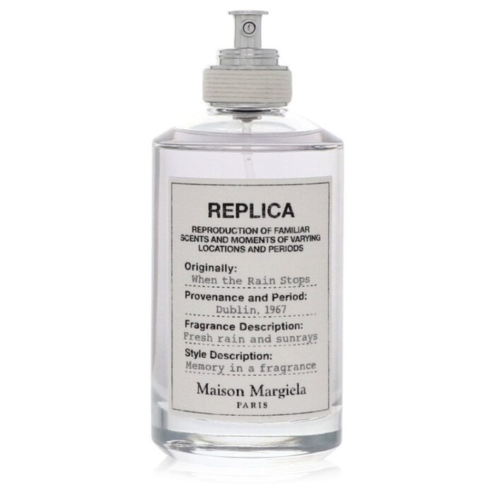 replica when the rain stops by maison margiela eau de toilette spray (unisex unboxed) 3.4 oz Replica When The Rain Stops By Maison Margiela - Eau De Toilette Spray (Unisex Unboxed) 3.4 Oz - Image 1