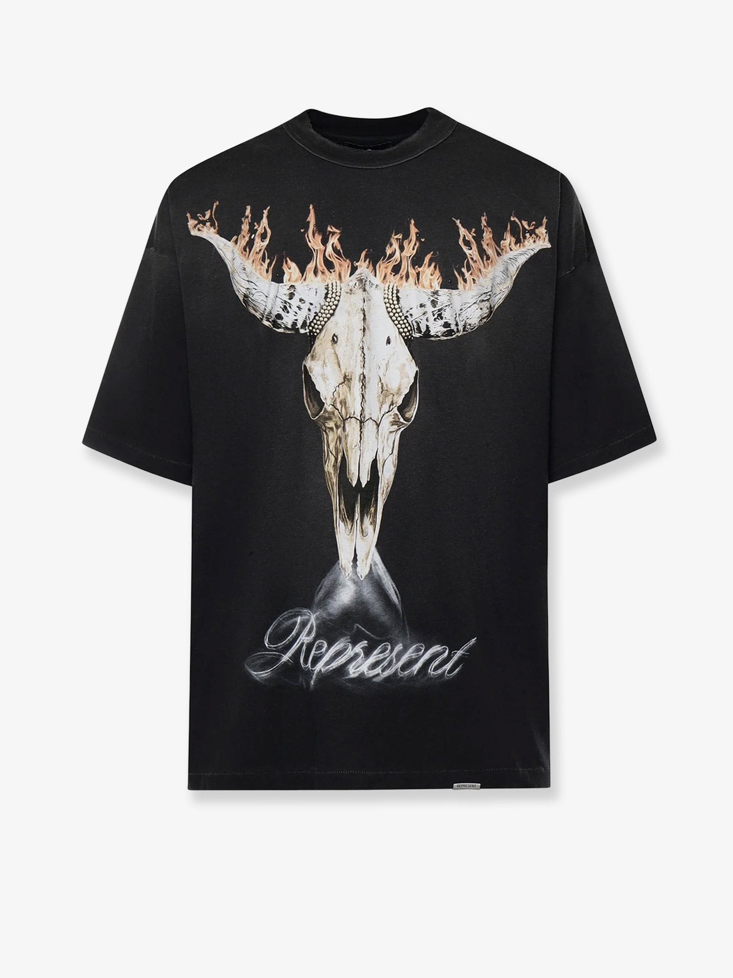 Represent British Cowboys Cotton T-shirt With Front Print
