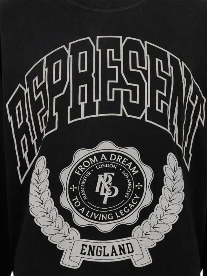 Represent Cotton Sweatshirt With Distressed Effect