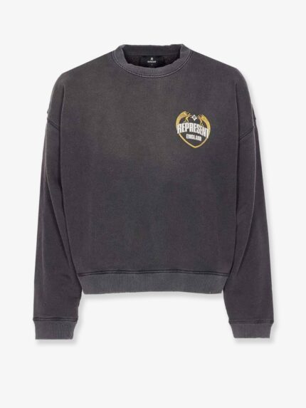Represent Cotton Sweatshirt With Distressed Effect