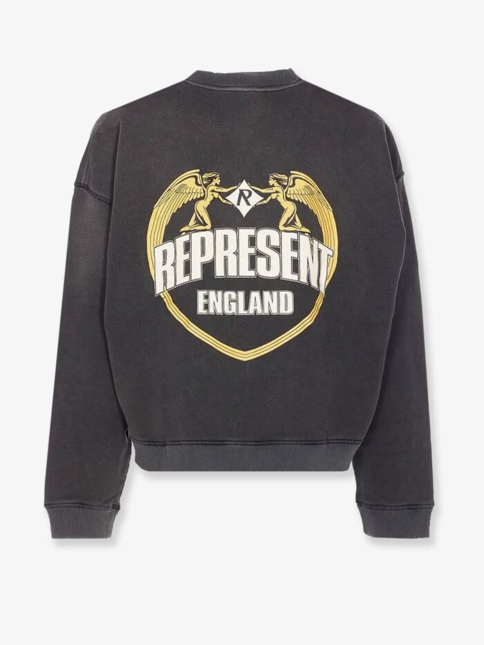 Represent Cotton Sweatshirt With Distressed Effect