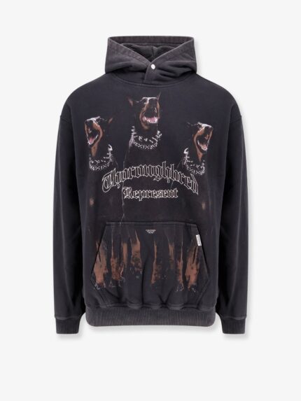 Represent Cotton Sweatshirt With Frontal Thoroughbred Print