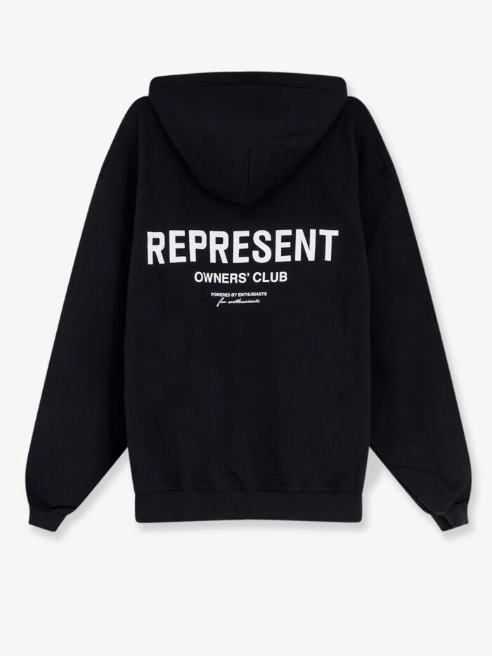 Represent Cotton Sweatshirt With Printed Logo On The Front