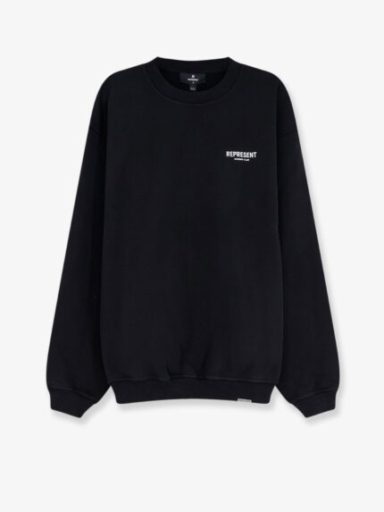 Represent Cotton Sweatshirt With Printed Logo On The Front
