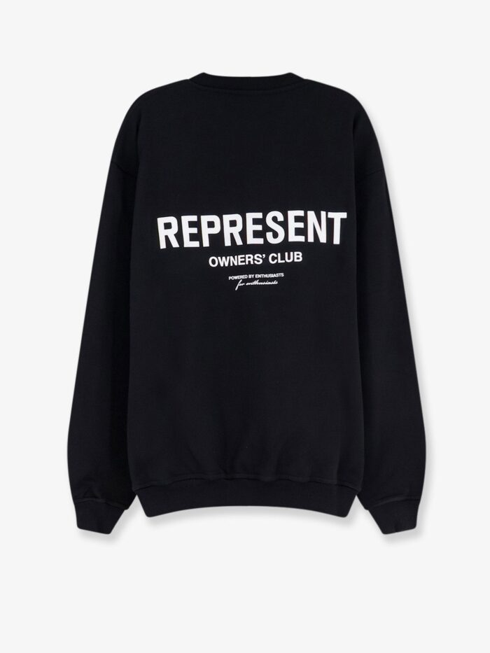 Represent Cotton Sweatshirt With Printed Logo On The Front