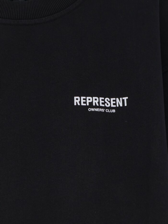 Represent Cotton Sweatshirt With Printed Logo On The Front