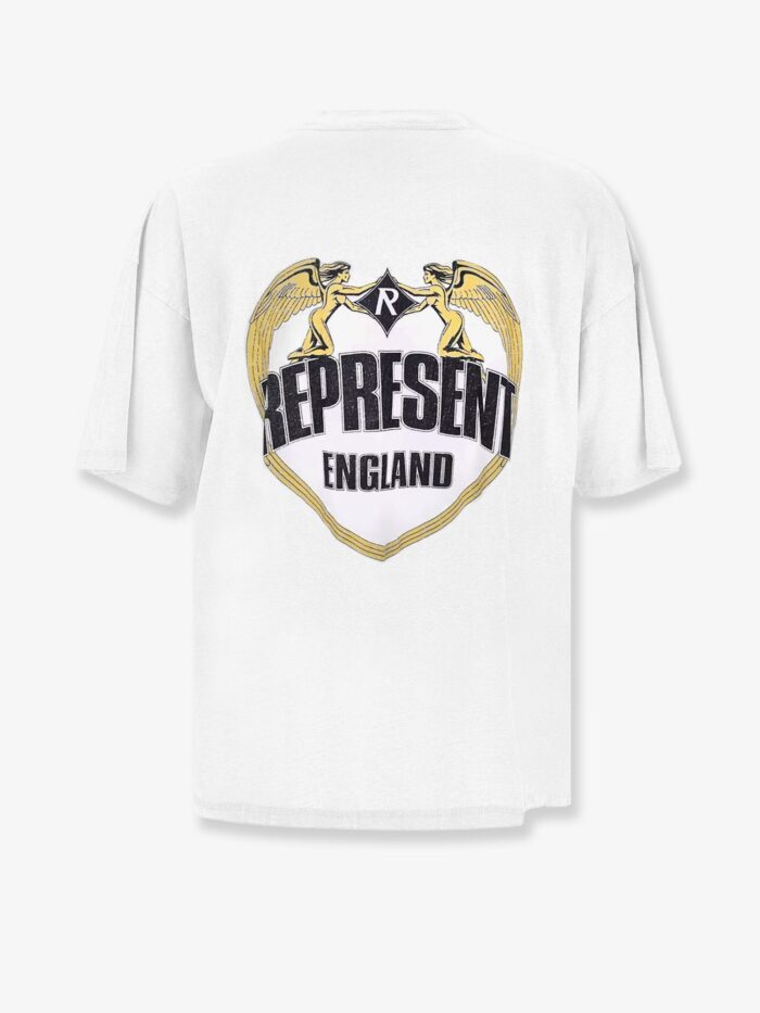 Represent Cotton T-shirt With Distressed Effect