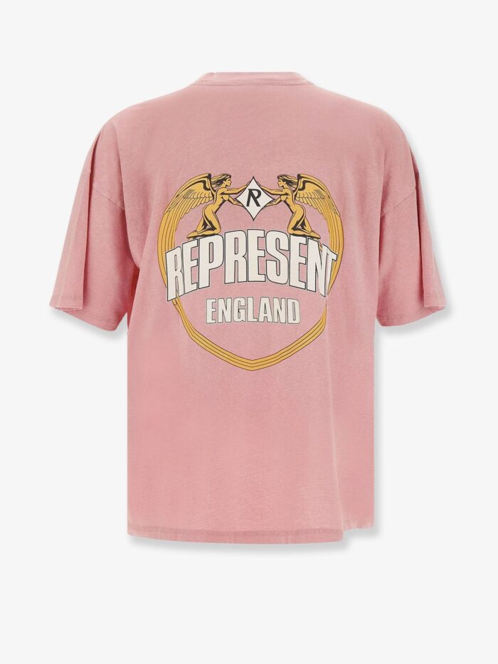 Represent Cotton T-shirt With Distressed Effect