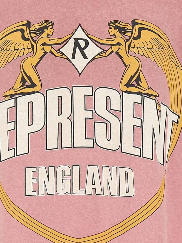 Represent Cotton T-shirt With Distressed Effect