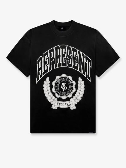 Represent Cotton T-shirt With Distressed Effect