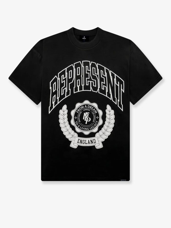 Represent Cotton T-shirt With Distressed Effect