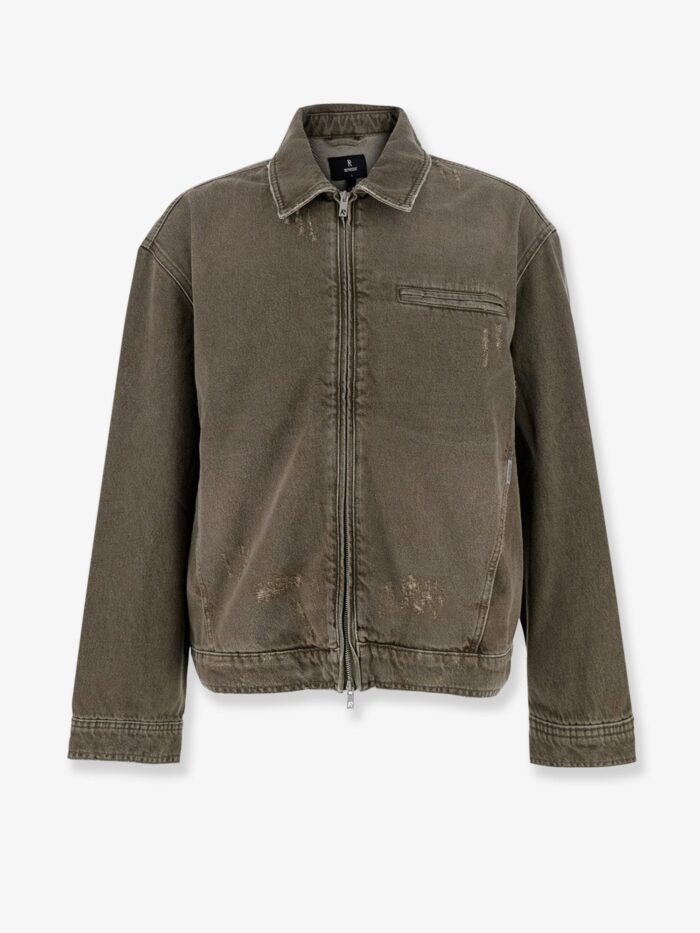 Represent Denim Jacket With Distressed Effect