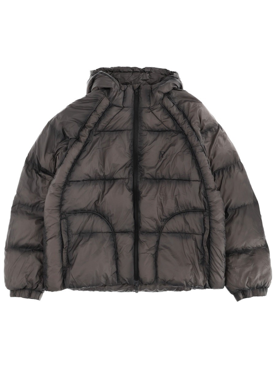 Represent DOWN JACKET WITH LOGO