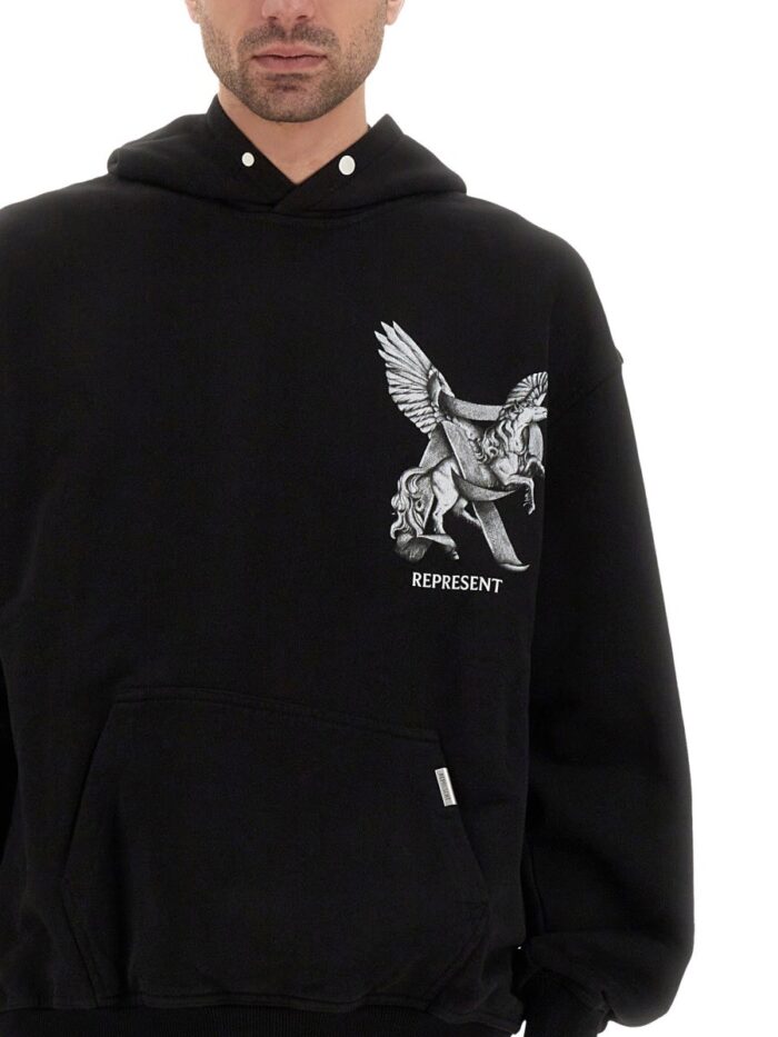 Represent "ELEGANCE IN MOTION" HOODIE
