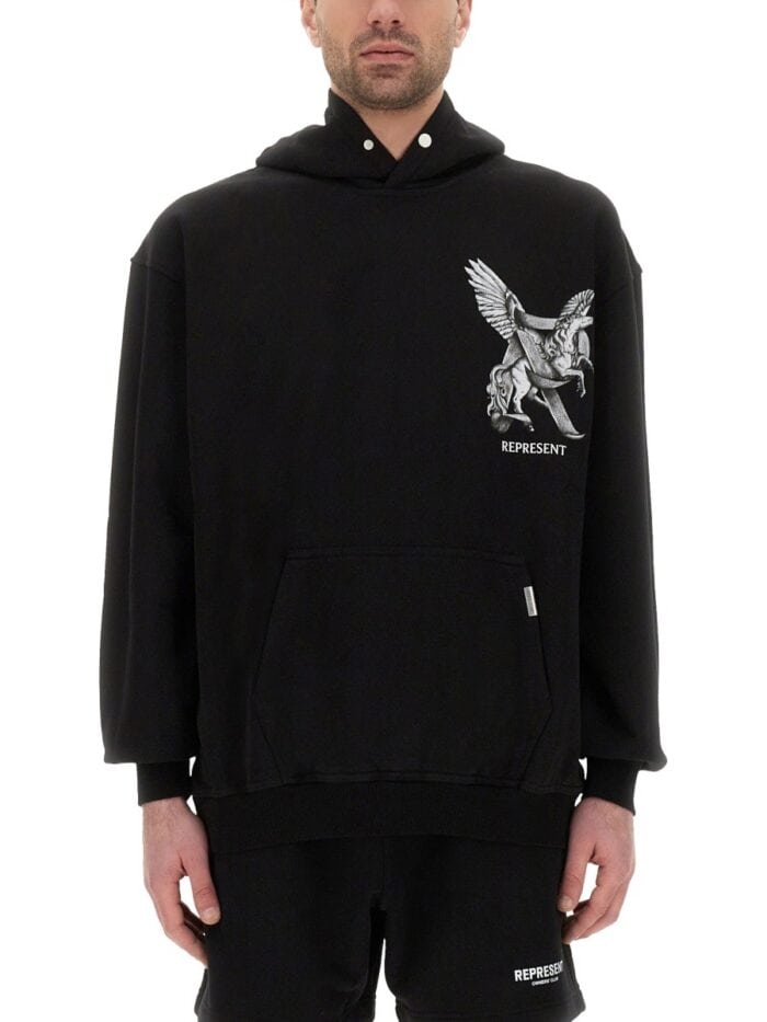 Represent "ELEGANCE IN MOTION" HOODIE