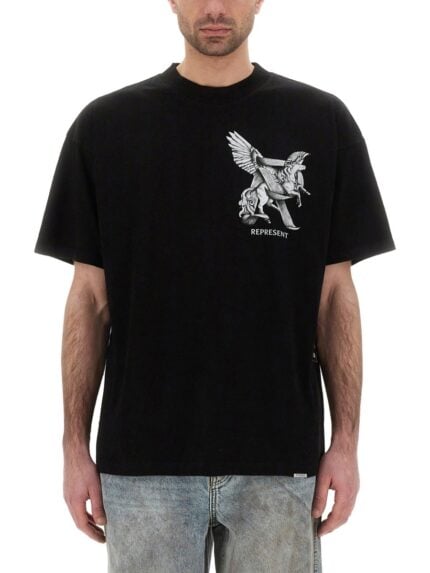 Represent "ELEGANCE IN MOTION" T-SHIRT
