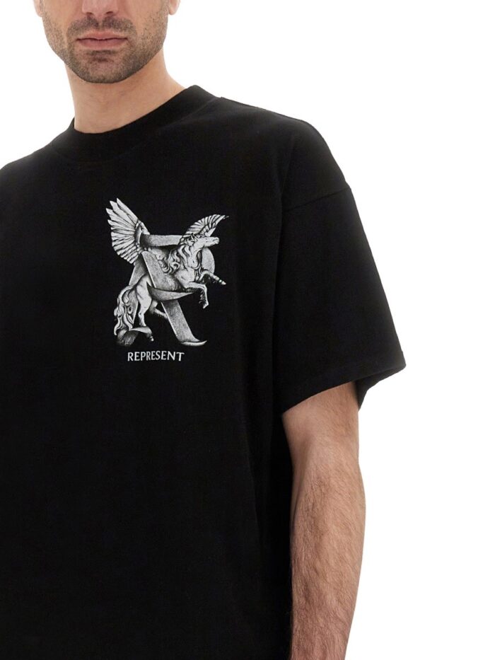 Represent "ELEGANCE IN MOTION" T-SHIRT