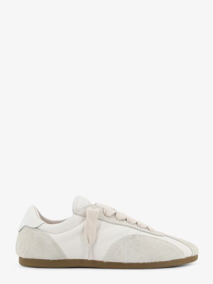 Represent Leather And Suede Sneakers With Engraved Logo On The Tongue