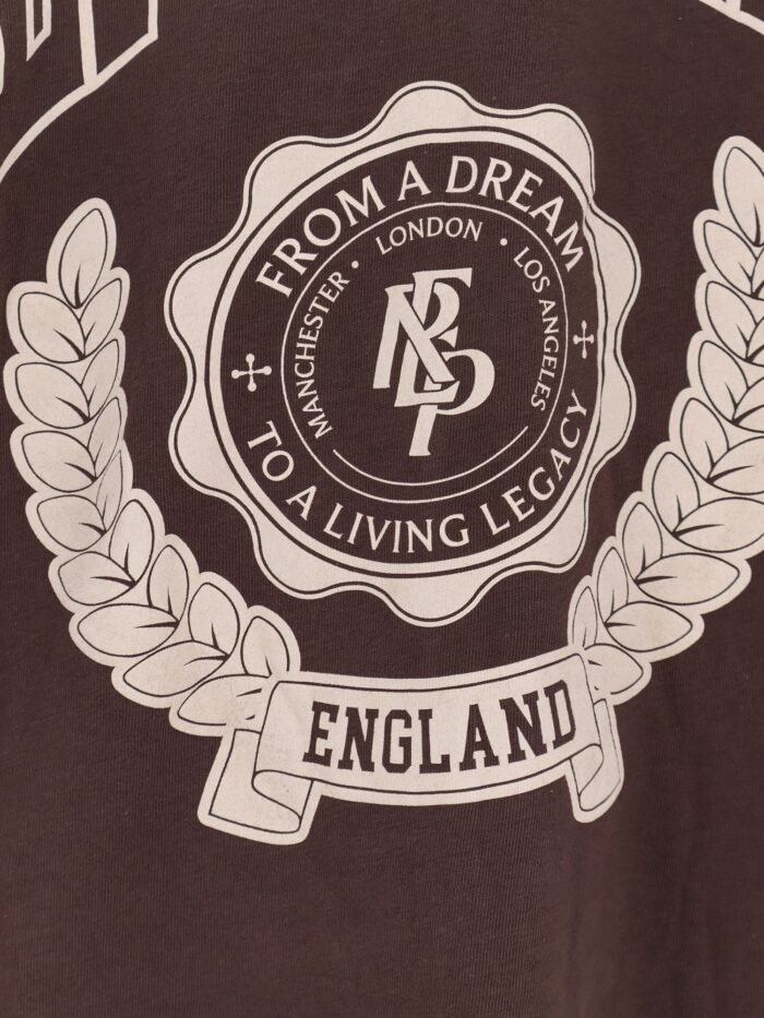 Represent Legacy Crest Cotton T-shirt With Distressed Effect