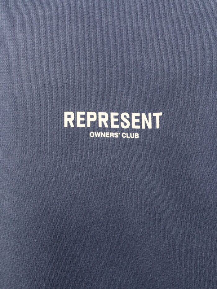 Represent Owners Club Cotton Sweatshirt With Frontal Logo Print