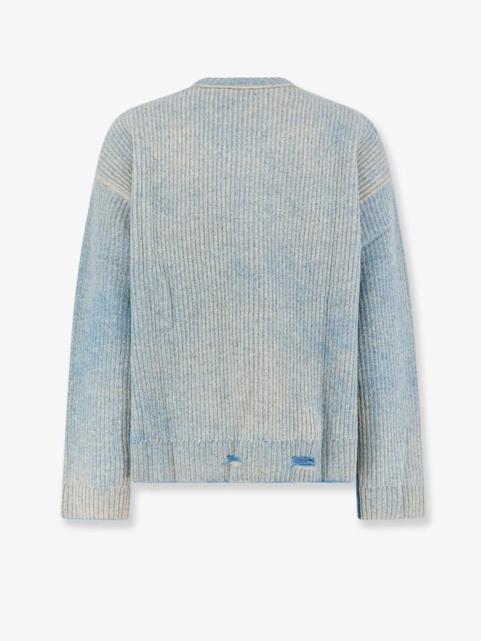 Represent Reversible Wool Sweater With Distressed Effect