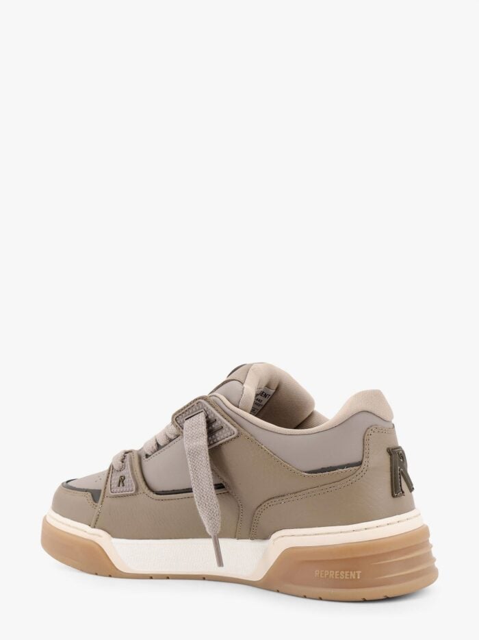 Represent Studio Leather Sneakers With Contrasting Profiles
