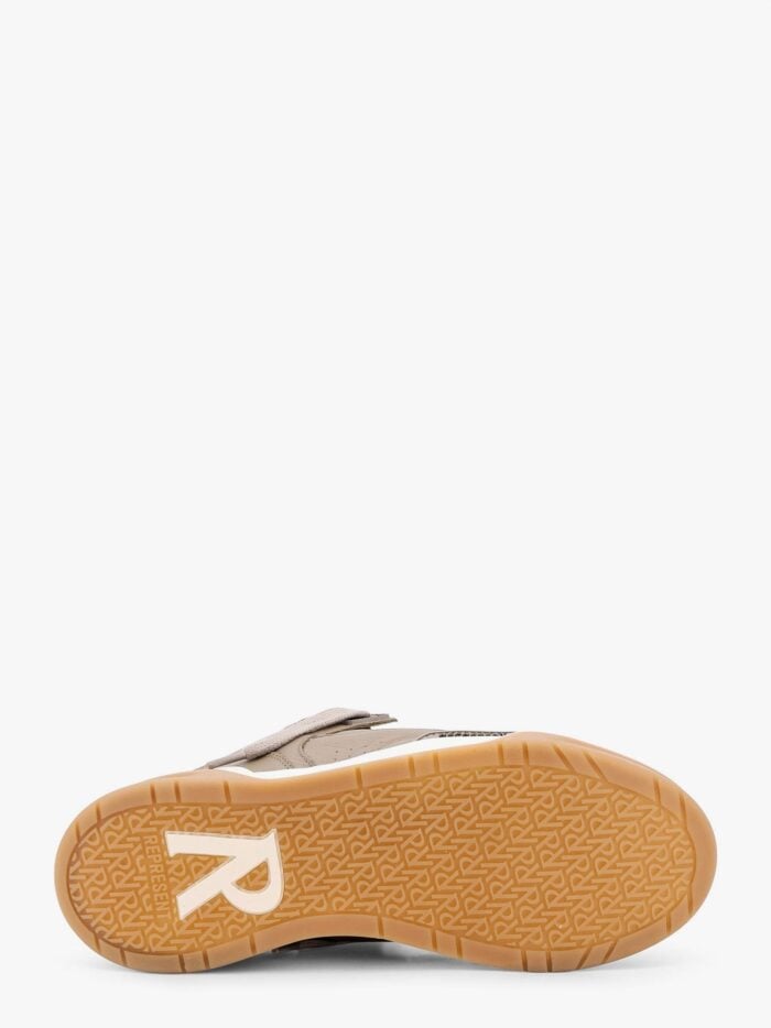 Represent Studio Leather Sneakers With Contrasting Profiles