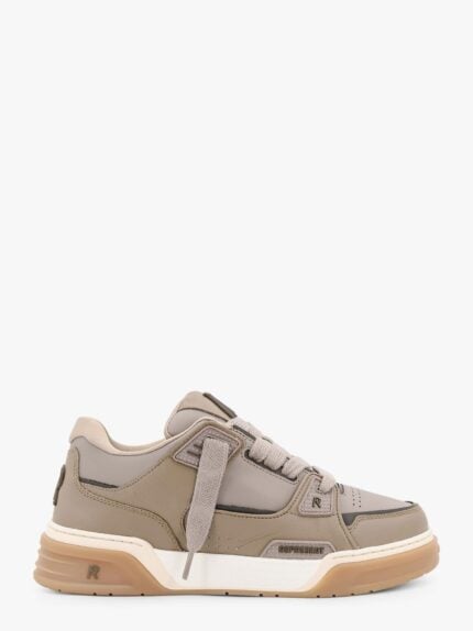 Represent Studio Leather Sneakers With Contrasting Profiles