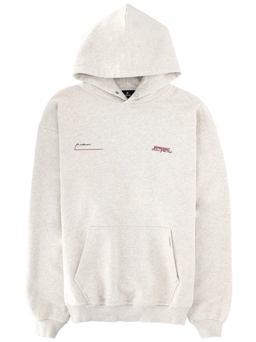 Represent SWEATSHIRT WITH LOGO